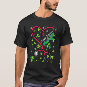 Dialysis Technician Nurse St  Patricks Day Love St T-Shirt