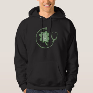 Dialysis Technician St Patricks Day Shamrock Nurs Hoodie