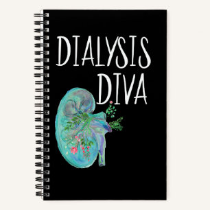 Dialysis Technician Women Kidney Transplant Nurse  Notebook