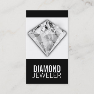 Diamant de modèle de carte de visite