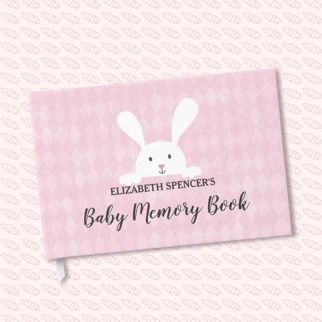 Diamant rose Blanc Lapin Lapin Lapin Baby Livre Mé (Créateur téléchargé)