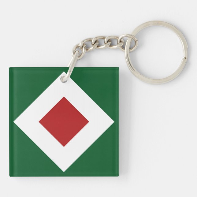 Diamant rouge, Téméraire blanc sur Vert (Dos)