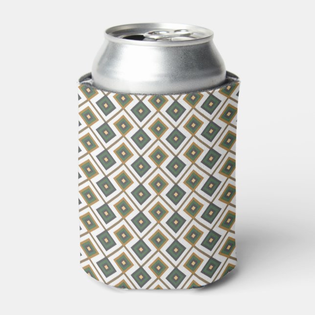 Diamante in green can cooler (Can Front)