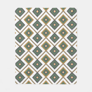 Diamante in green fleece blanket