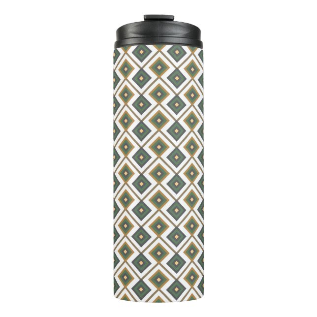 Diamante in green thermal tumbler (Front)