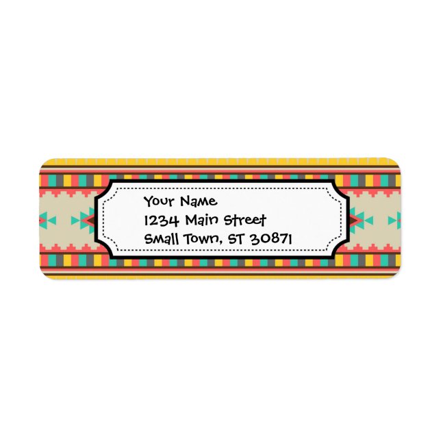 Diamants amérindiens de la tribu aztèque colorée (Devant)