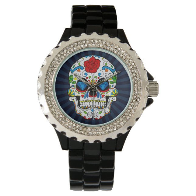 Diamants de crâne de sucre Montre (devant)