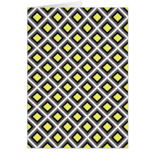 Diamants d'ikat gris foncé, noir, jaune par STaylo