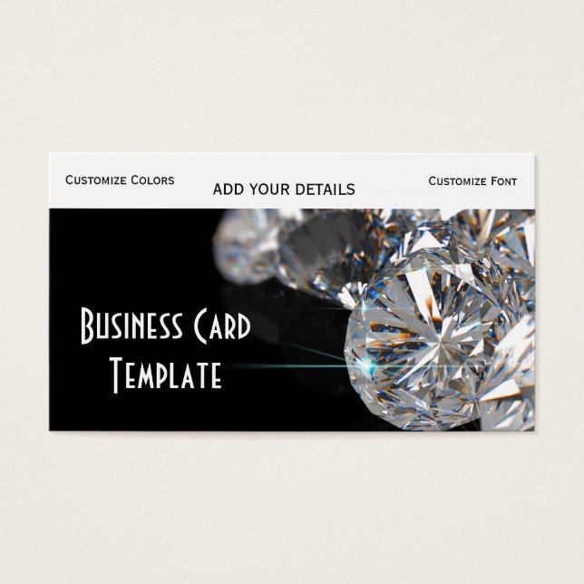 Diamants en pierre de bijoux (Devant)