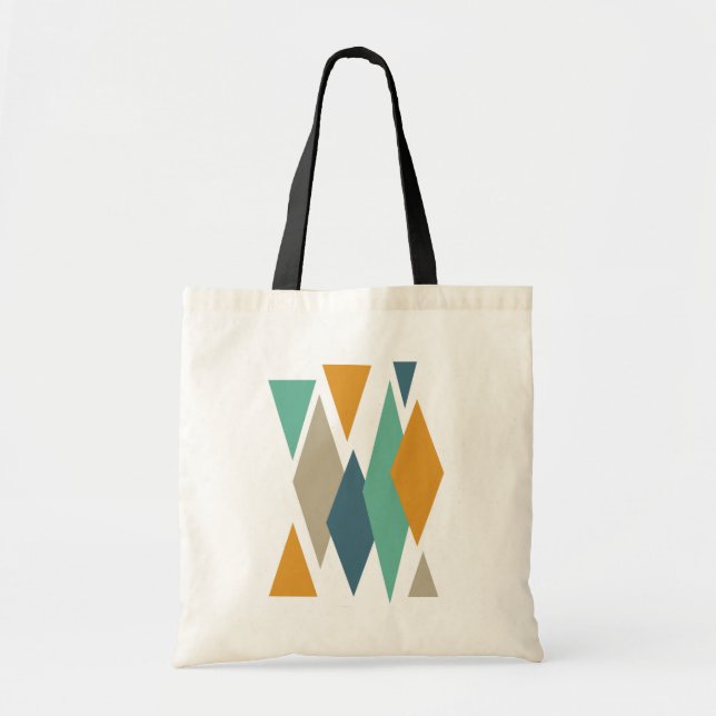 Diamants et triangles Sac fourre-tout moderne du m (Devant)