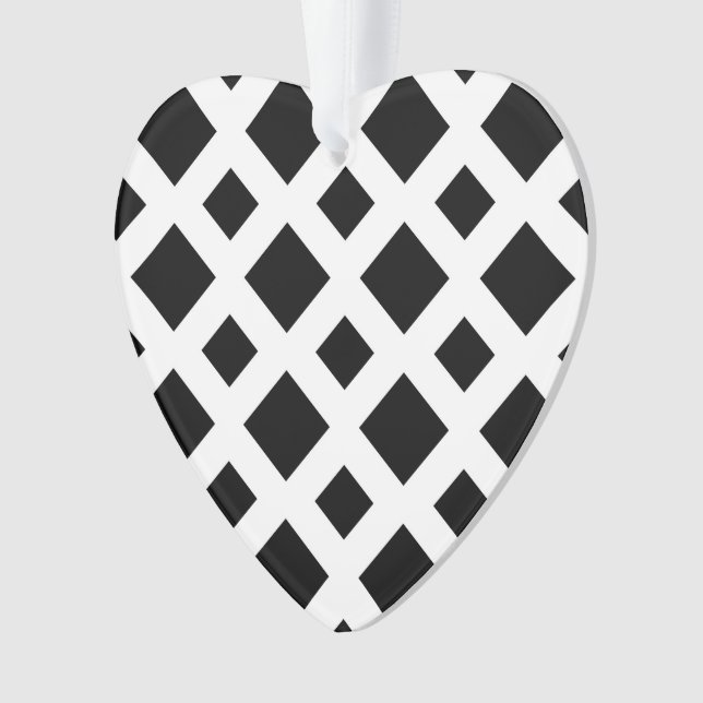 Diamants noirs en blanc (devant)