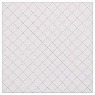 Diamants roses treillis Joli tissu