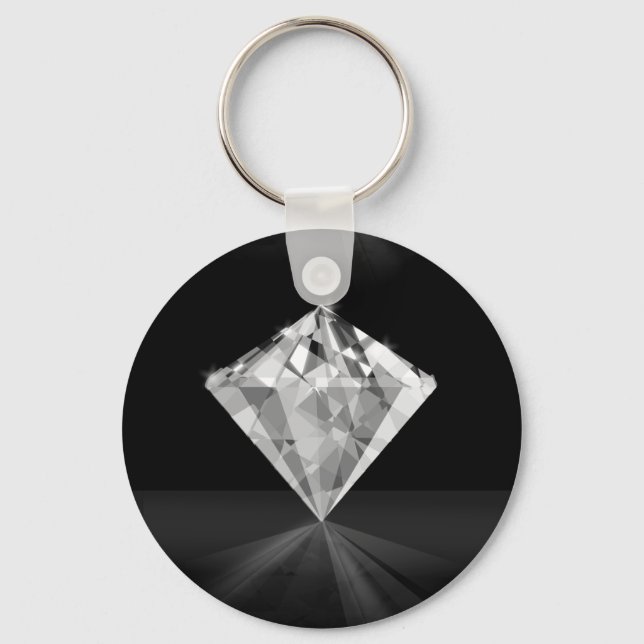 diamond-161739  diamond gem jewel shiny fashion gl keychain (Front)