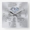 Diamond Anniversary Clocks with Your TEXT and YEAR
