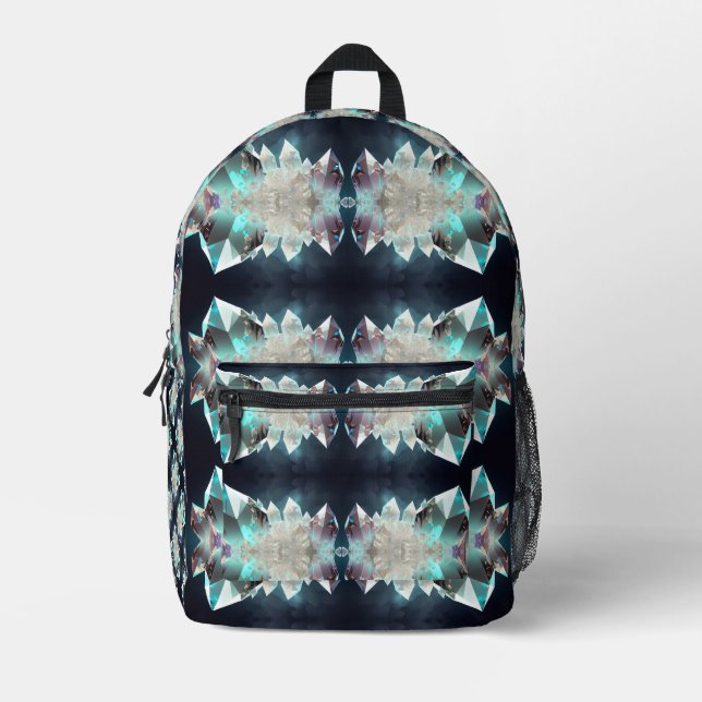 Diamond Argyle Pattern Classic Modern Abstract  Printed Backpack (Front)