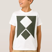 Diamond Balance Tee in Moss Green - T-Shirt