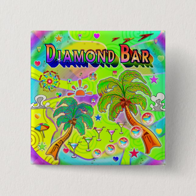Diamond Bar Mind Focus Button (Front)