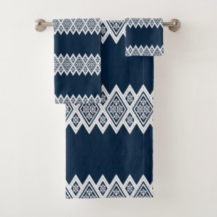 Diamond Bath Towel Set