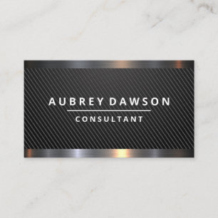 Diamond Black Patterned Business Card