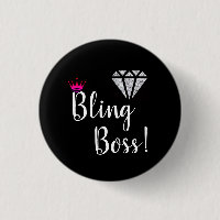 Diamond Bling Boss Pin!