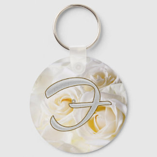 Diamond Bling F Keychain