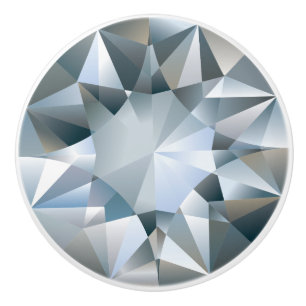 Diamond Bling Jewellery Elegant Jewel Chic Glam Ceramic Knob