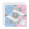 Diamond Bow Elegant Pink Blue Gender Reveal