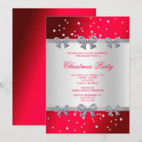 Diamond Bows & Silver Pearls Christmas