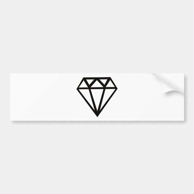 Diamond! Bumper Sticker (Front)