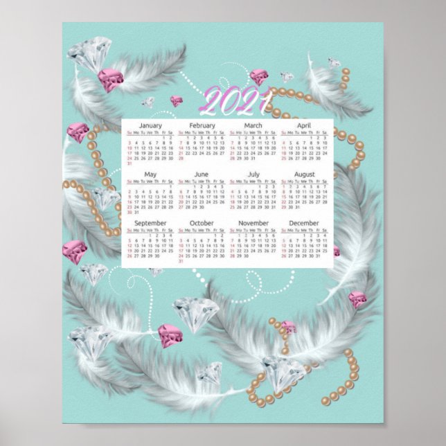 Diamond calendar and poster (Front)