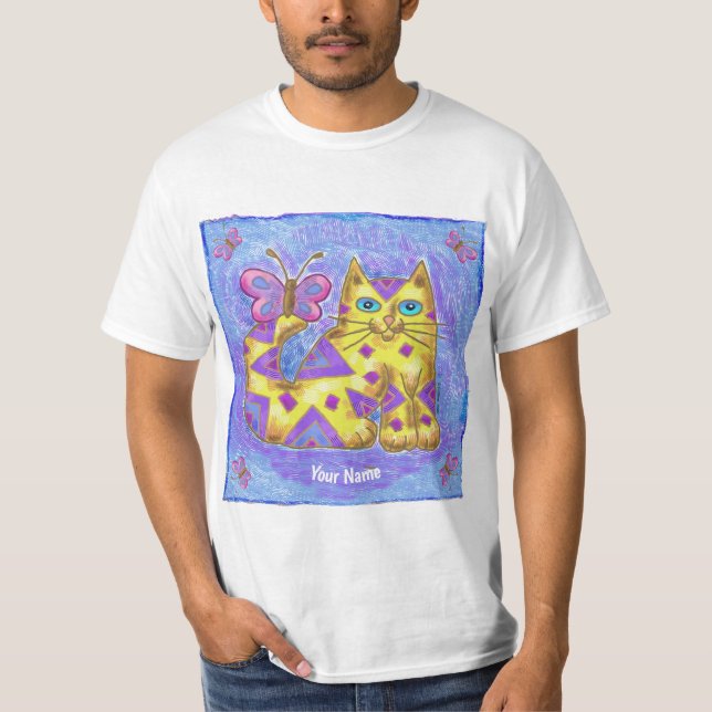 diamond cat  T-Shirt (Front)