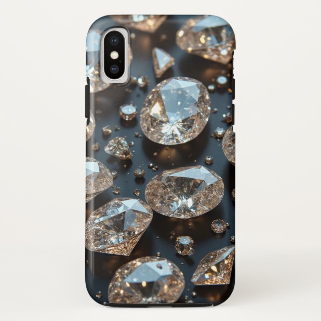 Diamond coque iphone a l'air d'un vrai diamant lux (Dos)