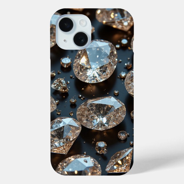 Diamond coque iphone a l'air d'un vrai diamant lux (Verso)