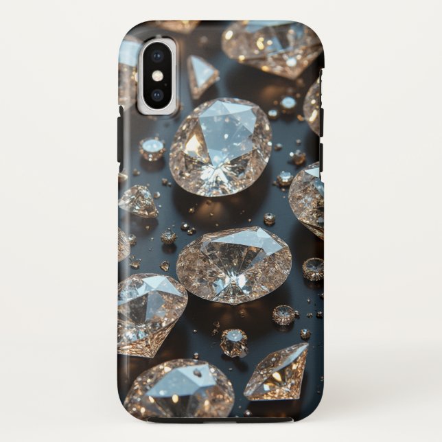 Diamond coque iphone a l'air d'un vrai diamant lux (Dos)
