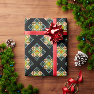 Diamond Crosses Wrapping Paper