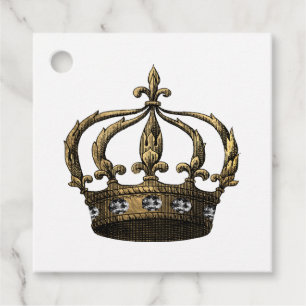 Diamond Crown Favour Tags