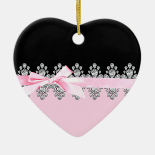 Diamond Delilah Ceramic Ornament