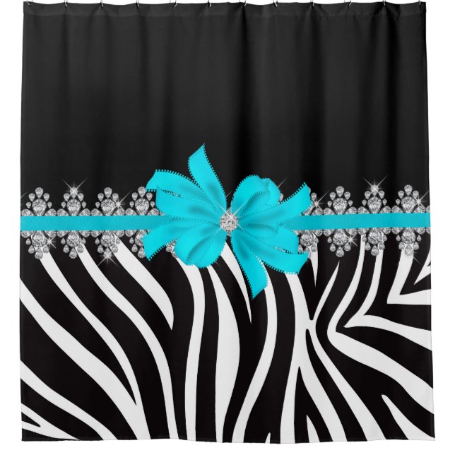 Diamond Delilah Zebra (Teal) (Front)