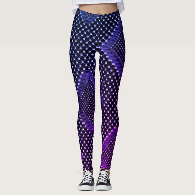 Diamond Dimensions geometric shapes Leggings (Front)