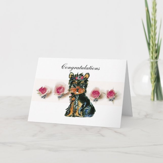 "Diamond Diva Poo Cards" Card (Front)