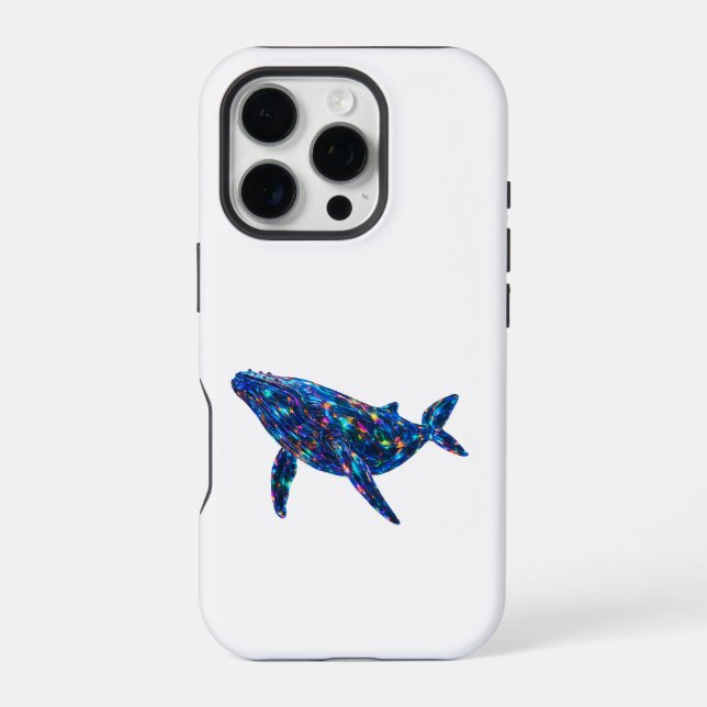 Diamond Dolphin - Vibrant Art iPhone Case (Back)