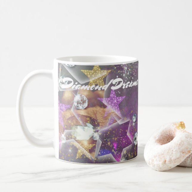 Diamond Dreams Coffee Mug (With Donut)