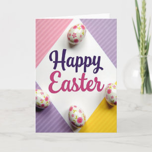 Diamond Easter Message Card