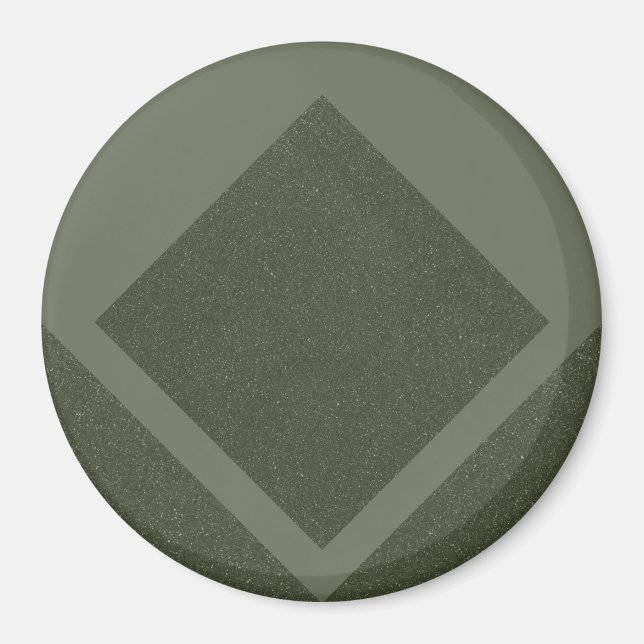 Diamond Edge Moss Green Magnet (Front)
