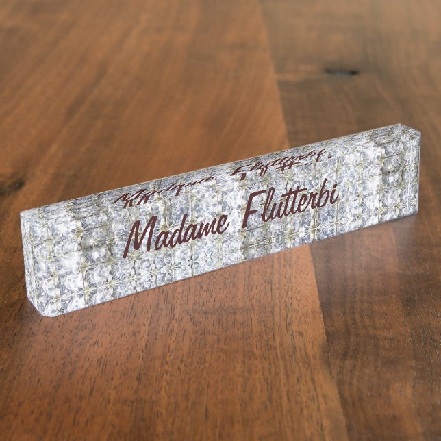 Diamond Effect Nameplate (Side)