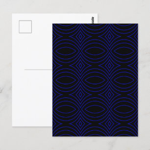 Diamond Eyes Modern Pop Art Abstract  Postcard