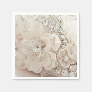 Diamond Flower Napkins Oh So Pretty