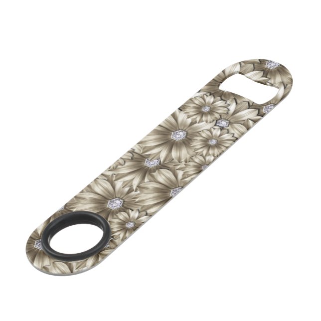 Diamond Flowers Bar Key (Front Angled)