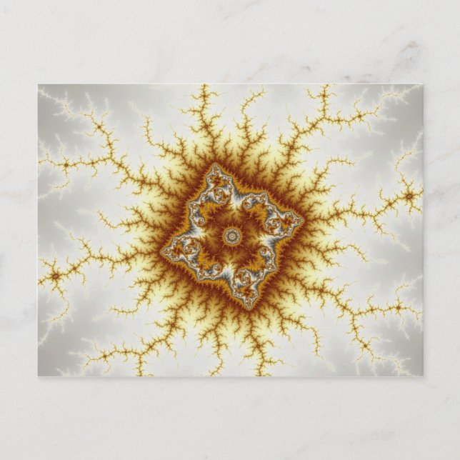 Diamond - Fractal Postcard (Front)