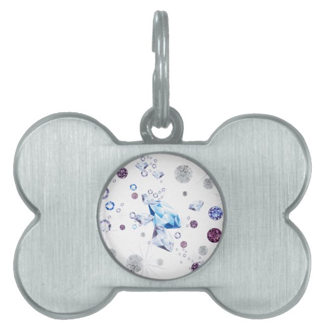 Diamond Galaxy 1 Pet ID Tag (Front)